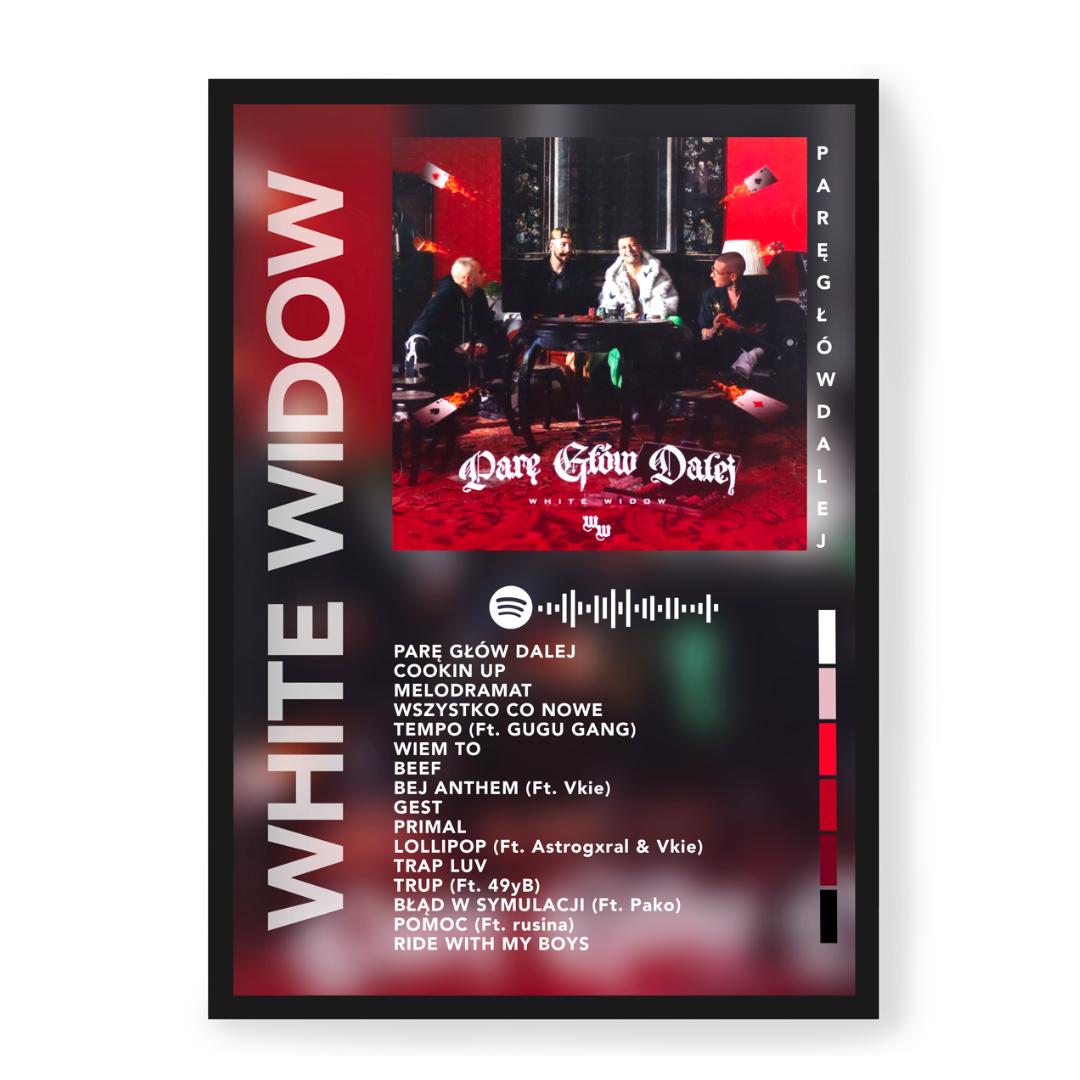 Plakat White Widow Parę Głów Dalej
