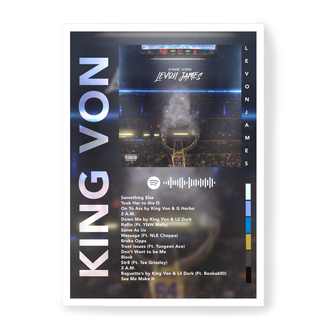 Plakat King Von Levon James