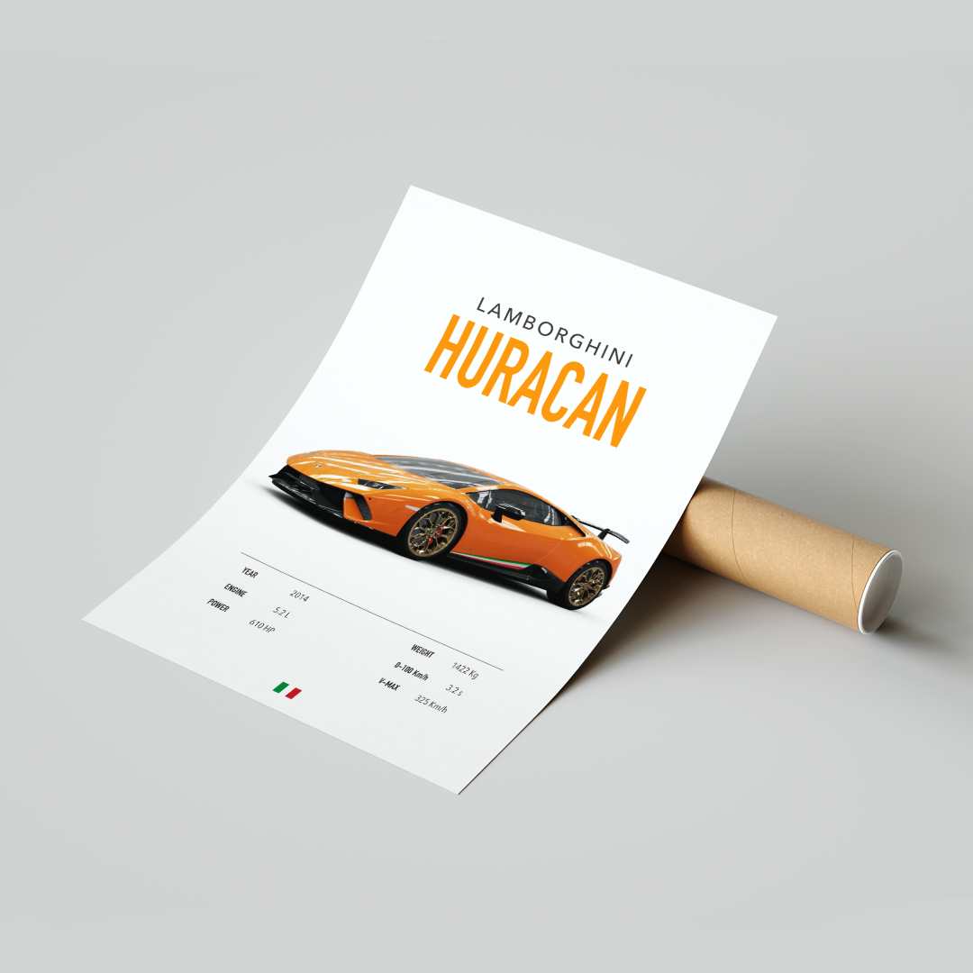 Plakat Lamborghini Huracan