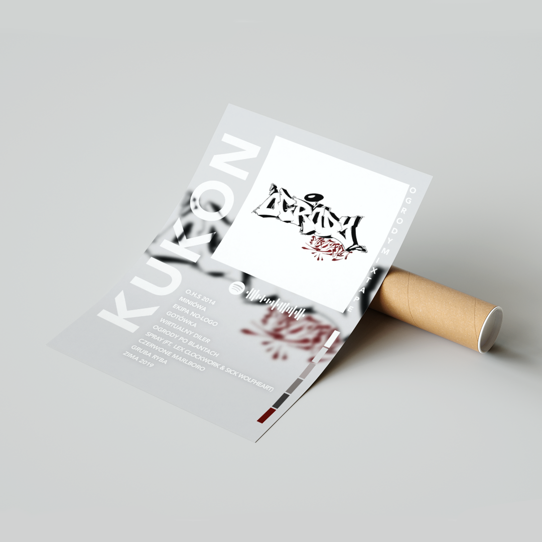 Plakat Kukon Ogrody Mixtape