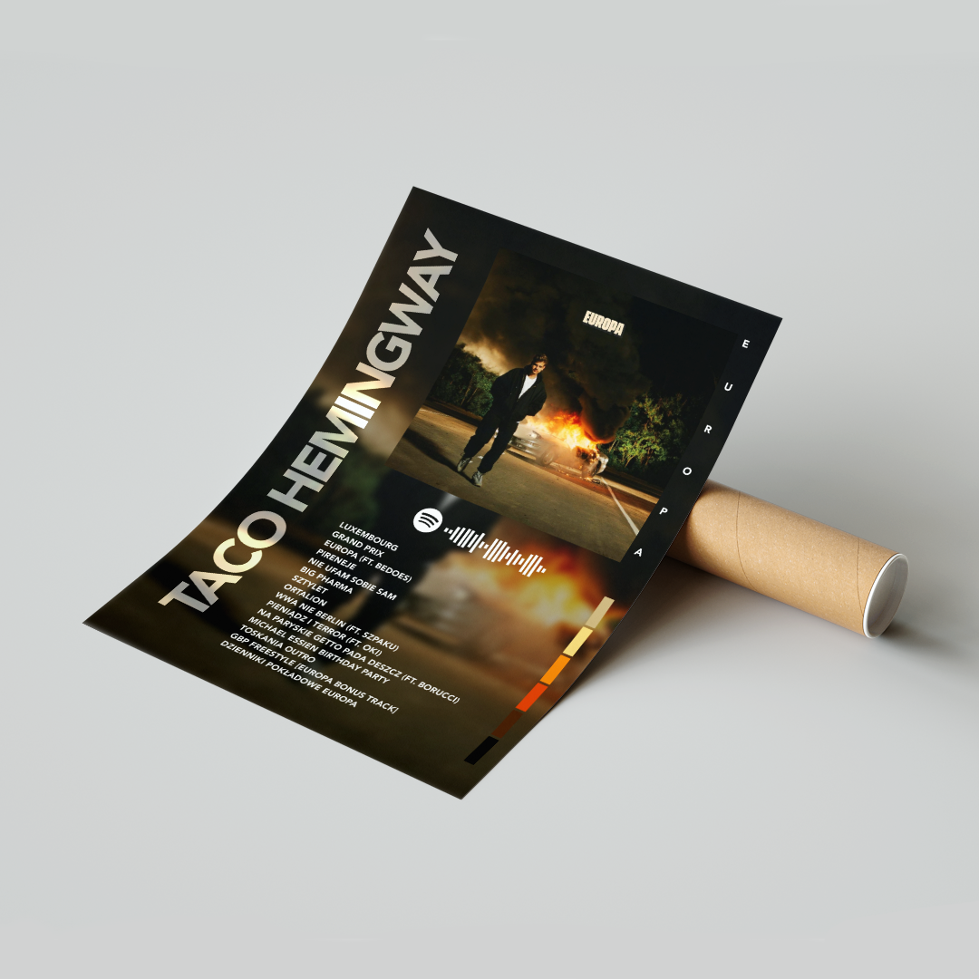 Plakat Taco Hemingway Europa