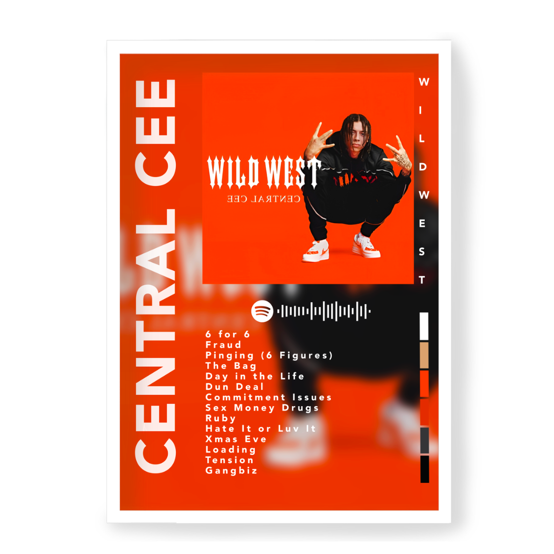 Plakat Central Cee 23 Wild West
