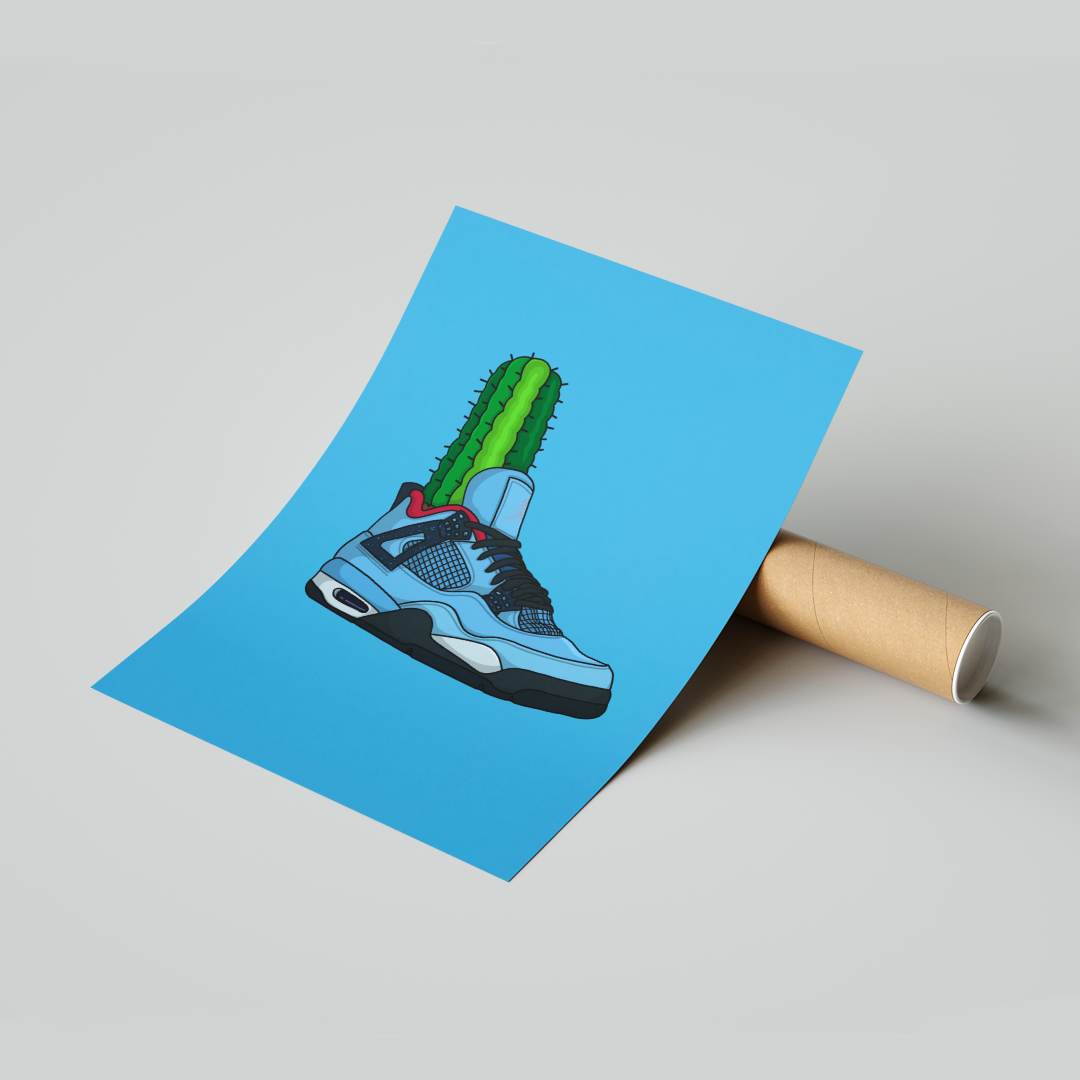 Image of Jordan 4 Retro Travis Scott Cactus Jack