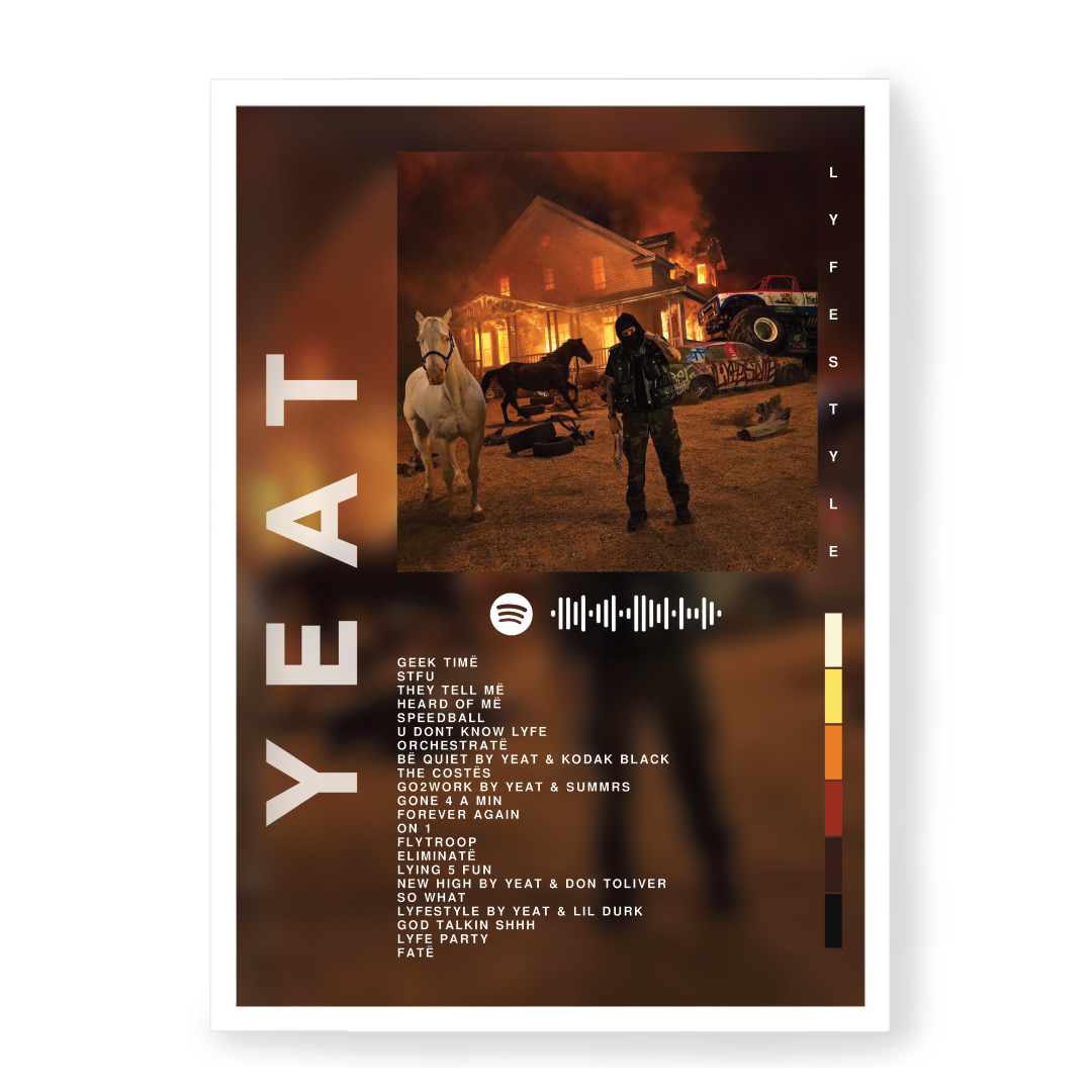Plakat Yeat Lifestyle