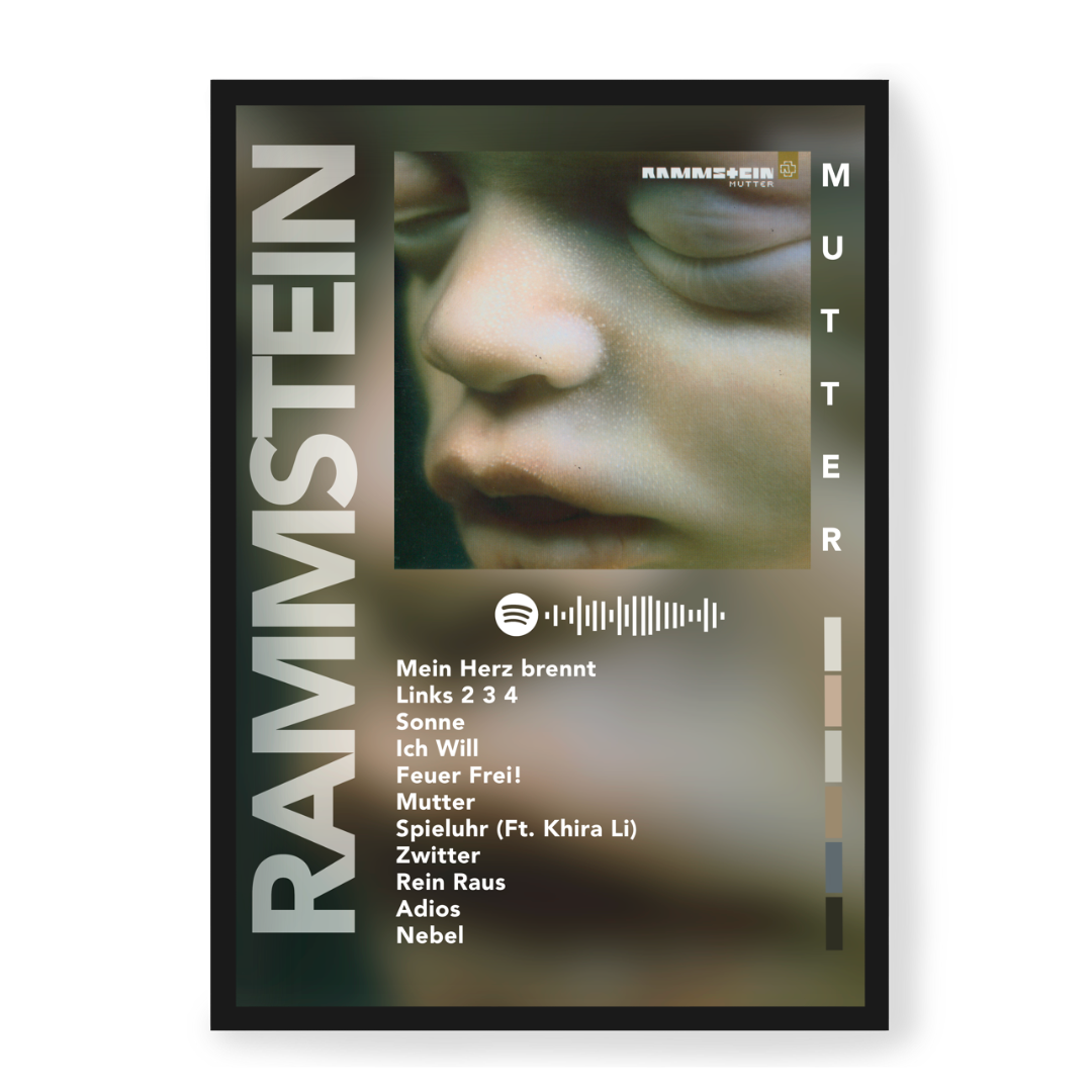 Plakat Rammstein Mutter