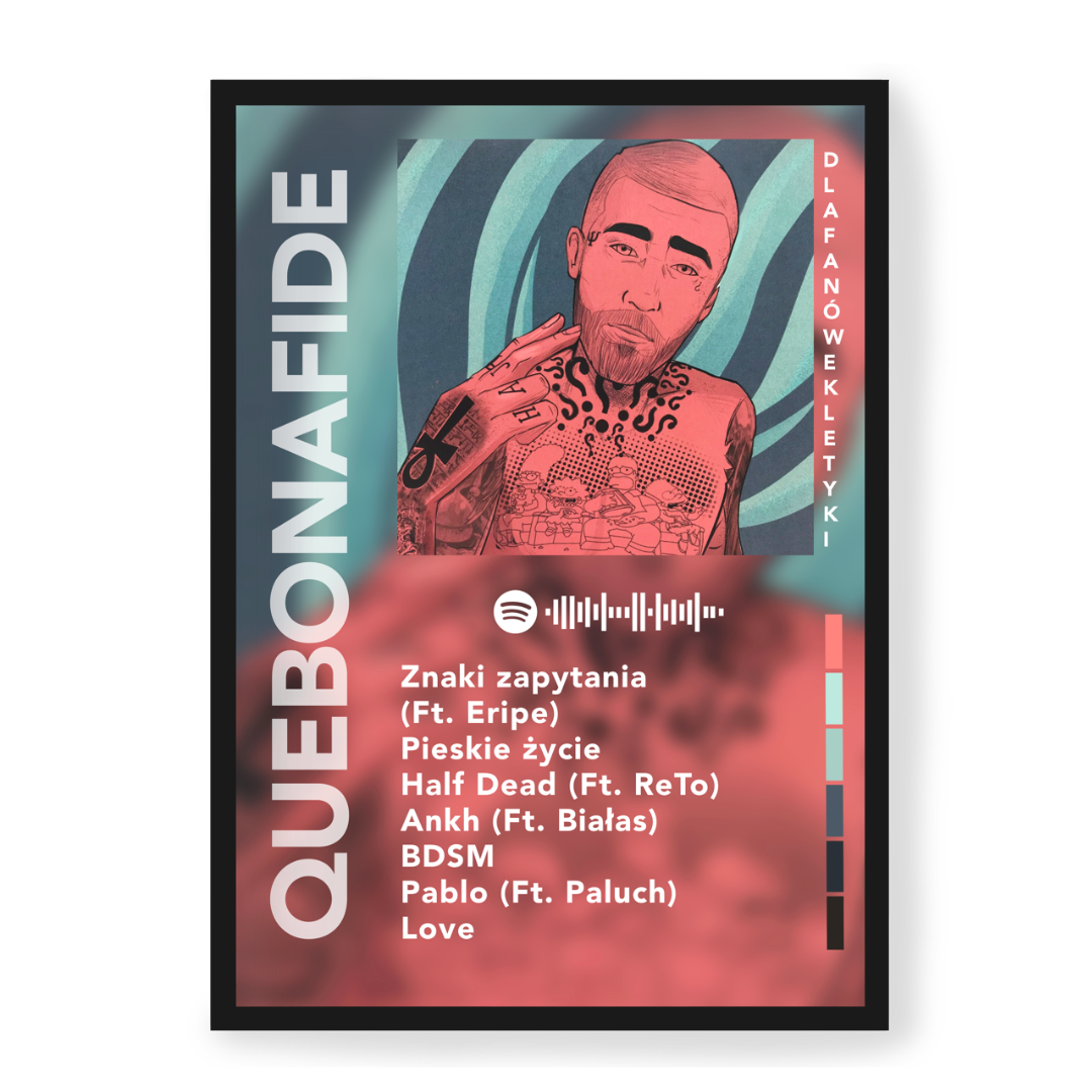Plakat Quebonafide Dla Fanów Ekletyki