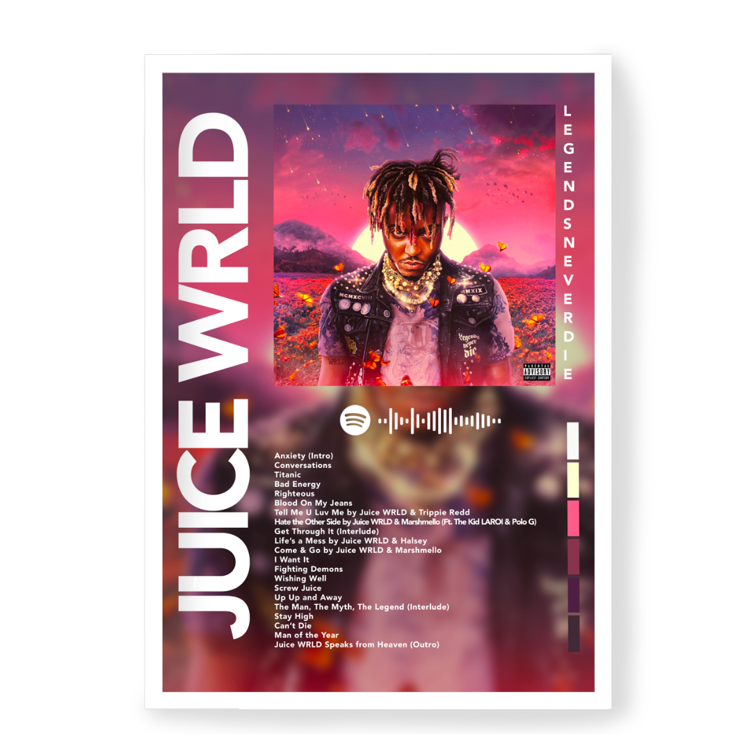 Plakat Juice WRLD Legends Never Die