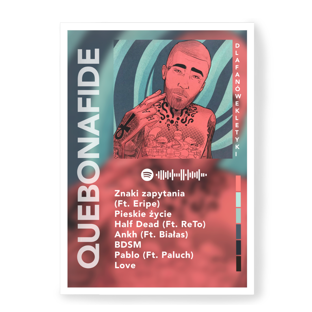 Plakat Quebonafide Dla Fanów Ekletyki