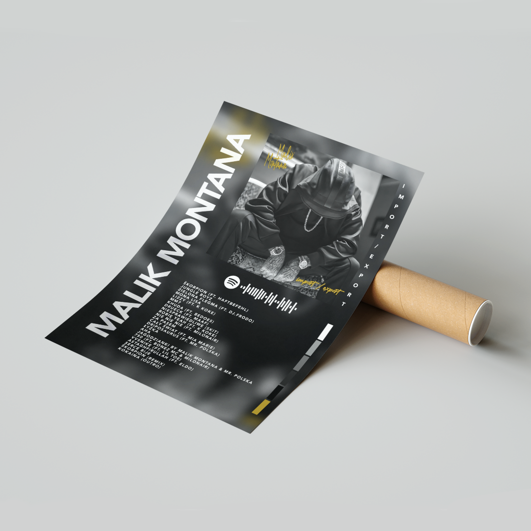 Plakat Malik Montana Import/Export