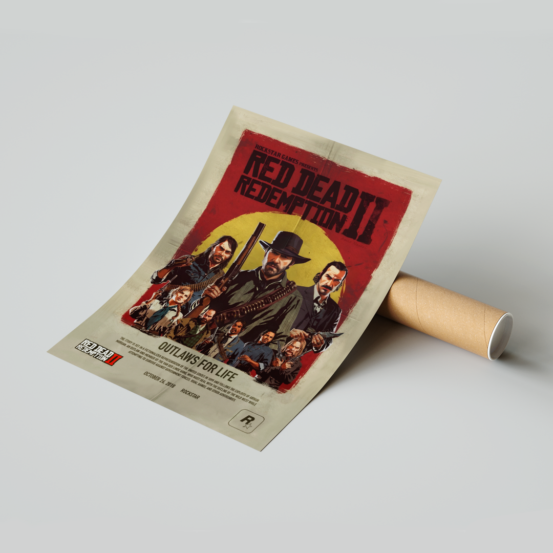Plakat Red Dead Redemption II