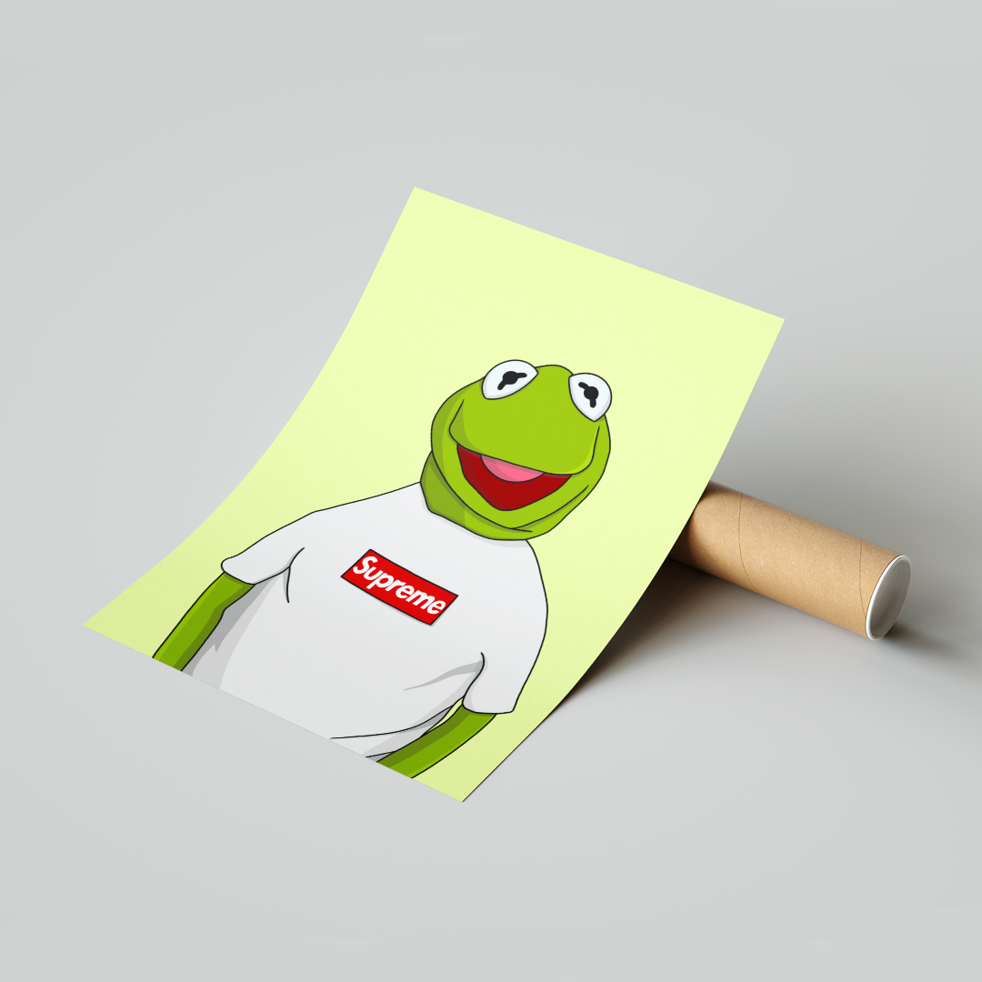 Plakat SUPREME Kermit
