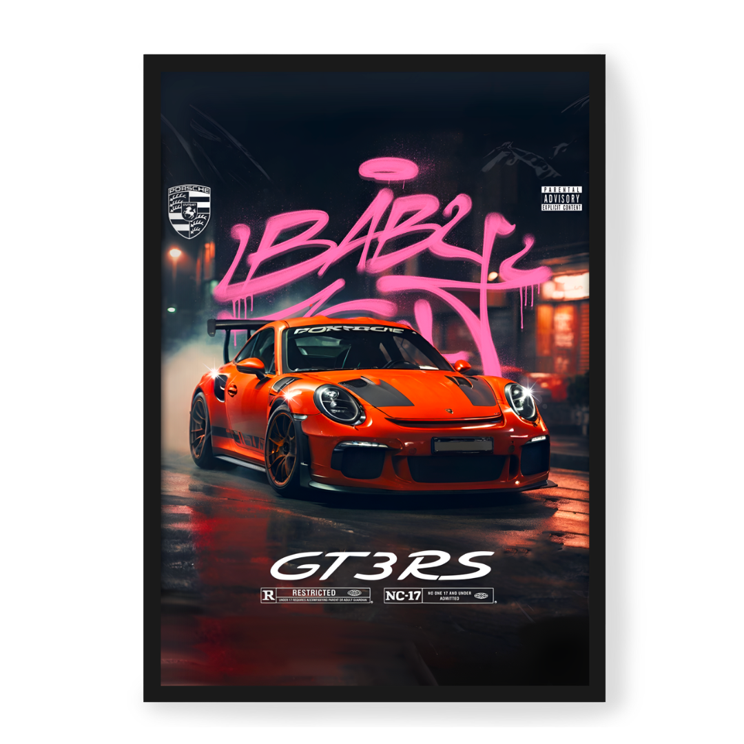 Plakat Porsche GT3 RS
