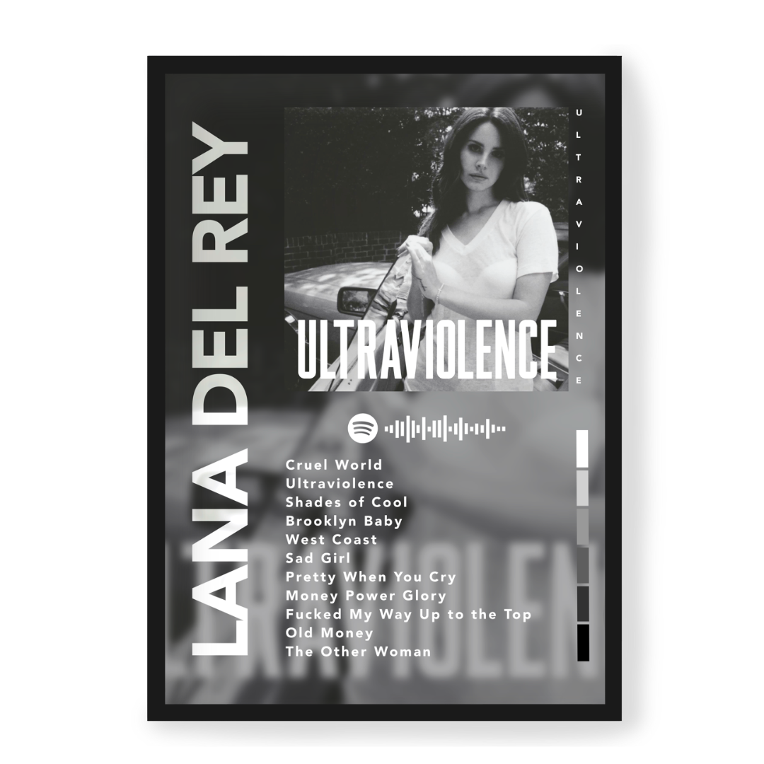 Plakat Lana Del Rey Ultraviolence