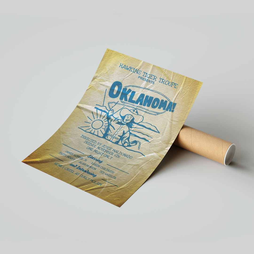 Plakat Stranger Things Oklahoma!