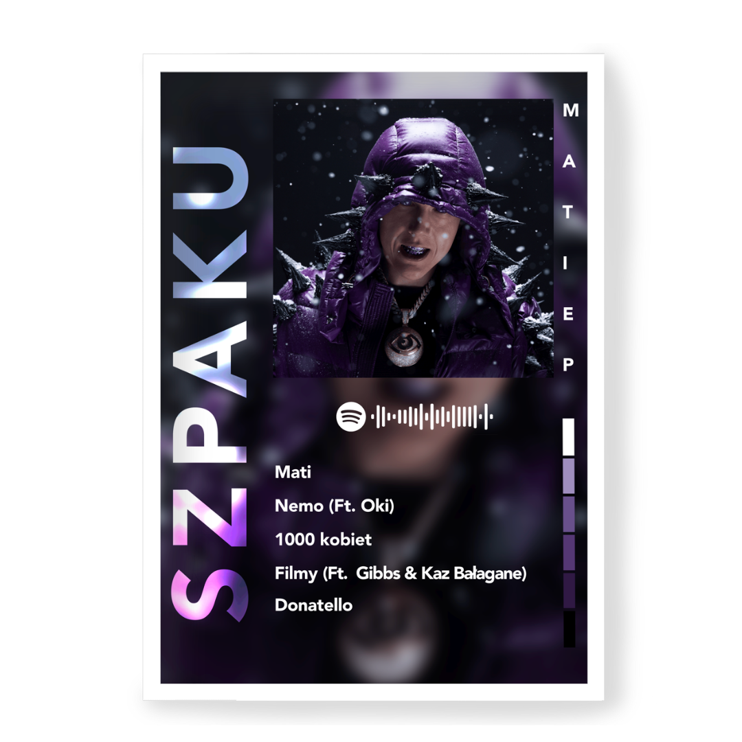 Plakat Szpaku Mati EP