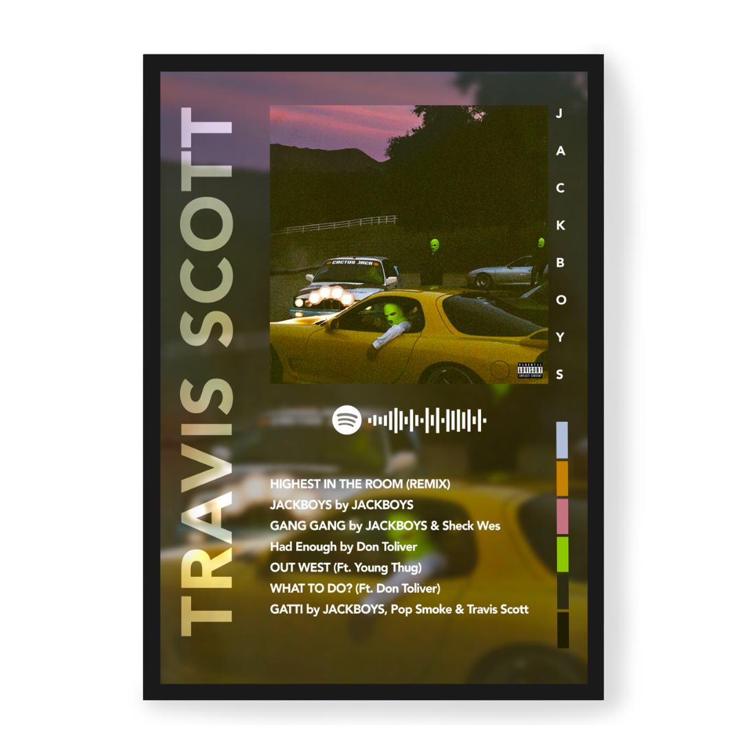 Plakat Travis Scott Jackboys