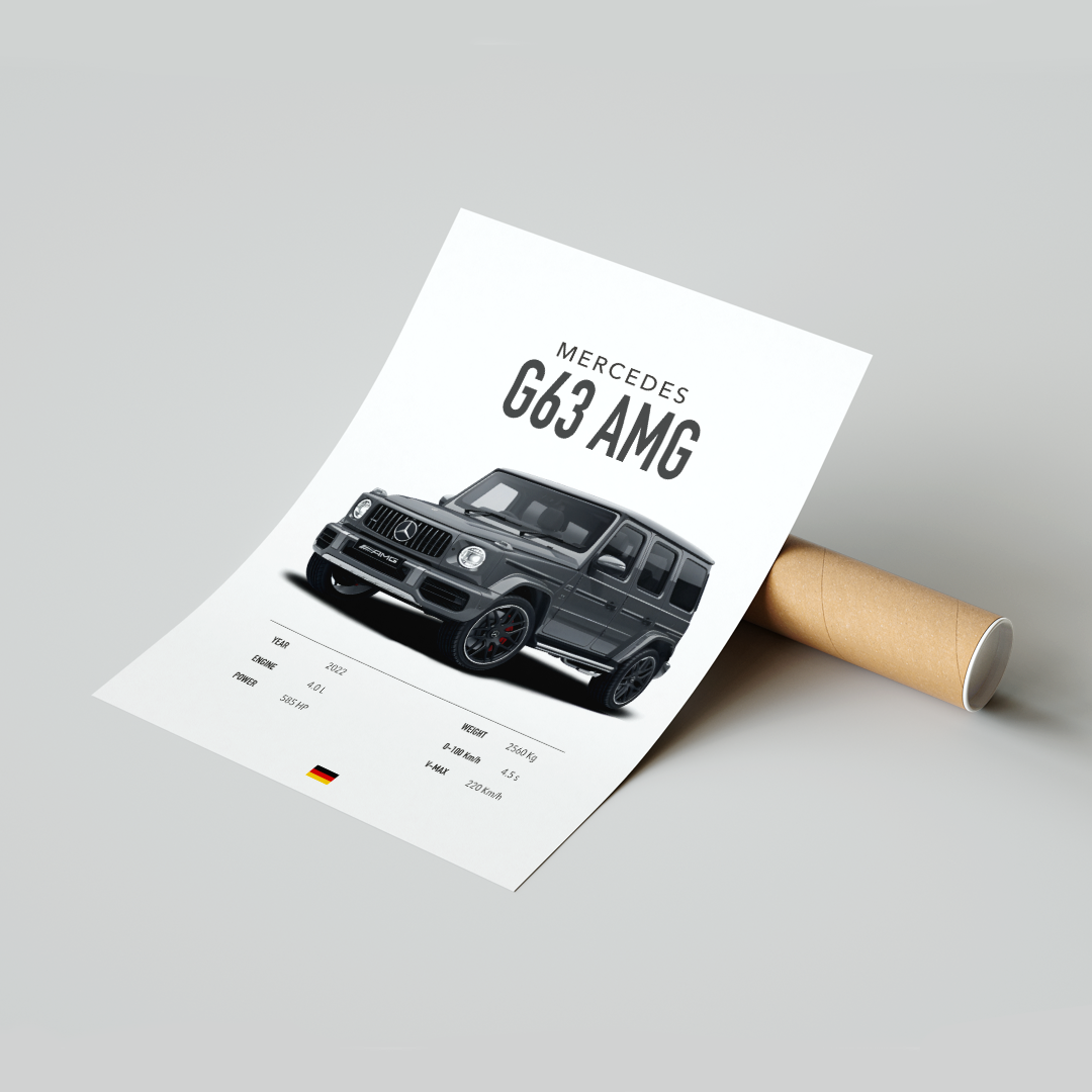 Plakat Mercedes G63 AMG