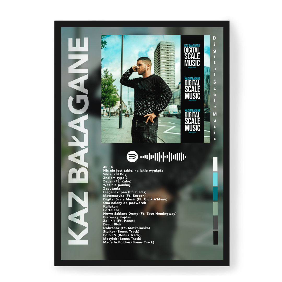 Plakat Kaz Bałagane Digital Scale Music