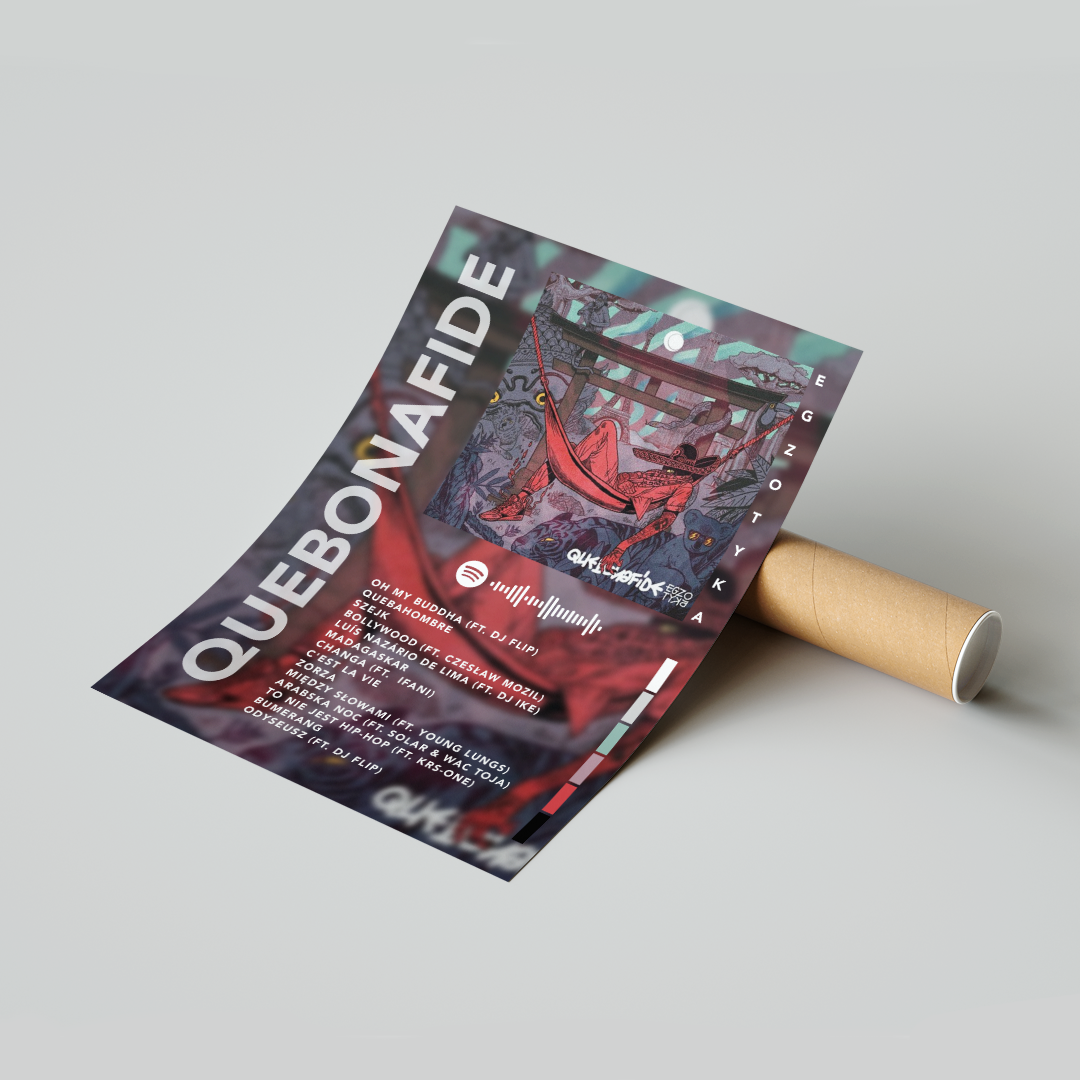 Plakat Quebonafide Egzotyka
