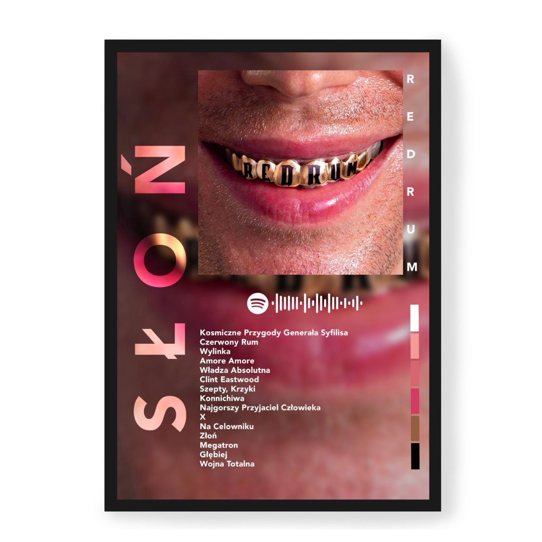 Plakat Słoń Redrum