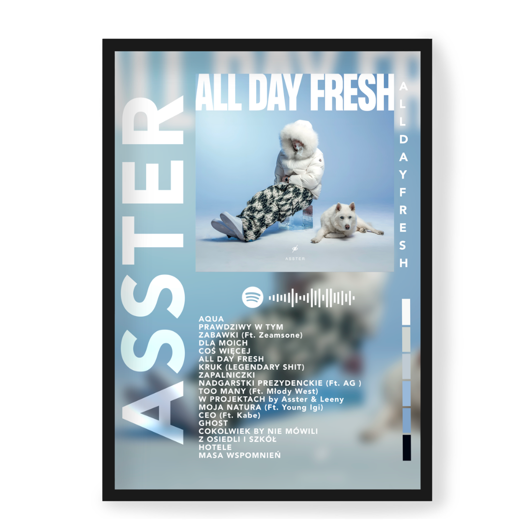 Plakat Asster All Day Fresh
