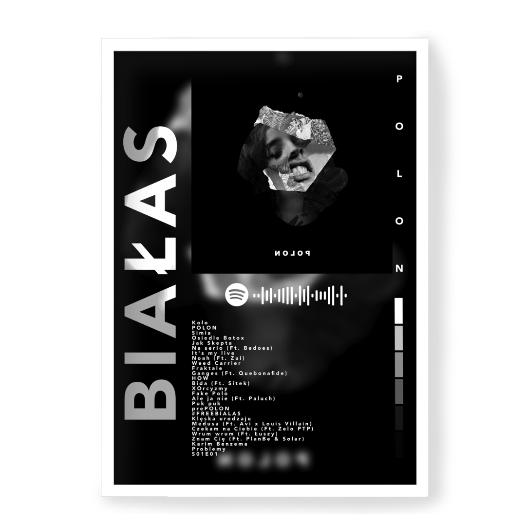 Plakat Białas Polon