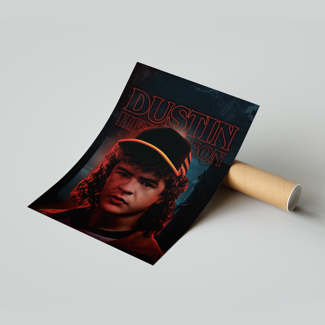 Plakat Stranger Things Dustin Henderson