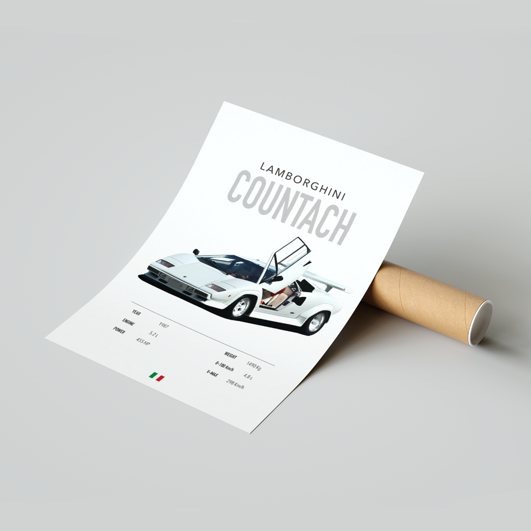 Plakat Lamborghini Countach