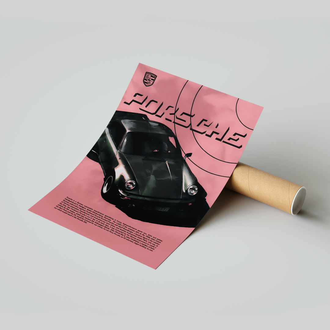 Plakat Porsche