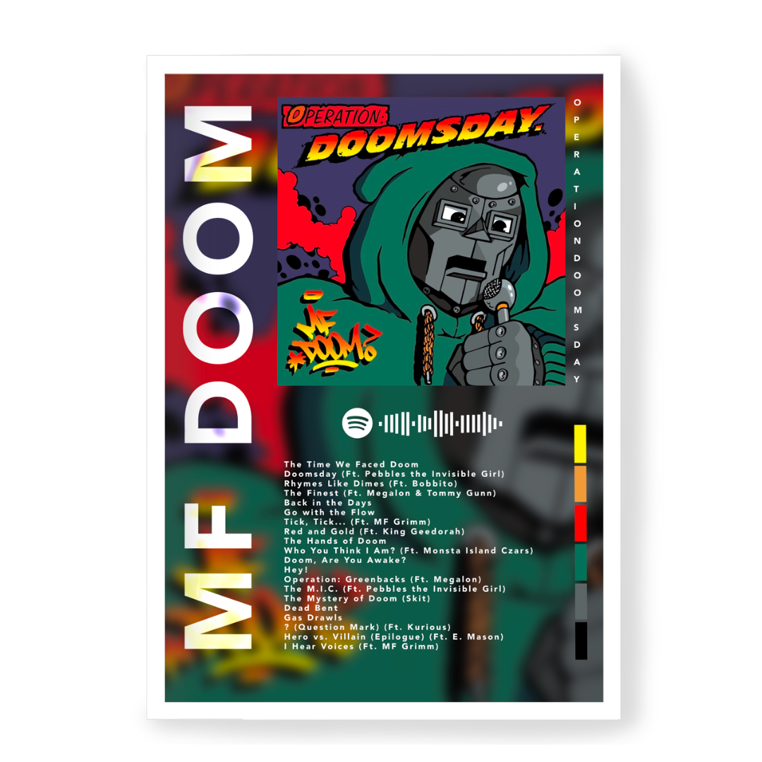 Plakat MF DOOM Operation Doomsday