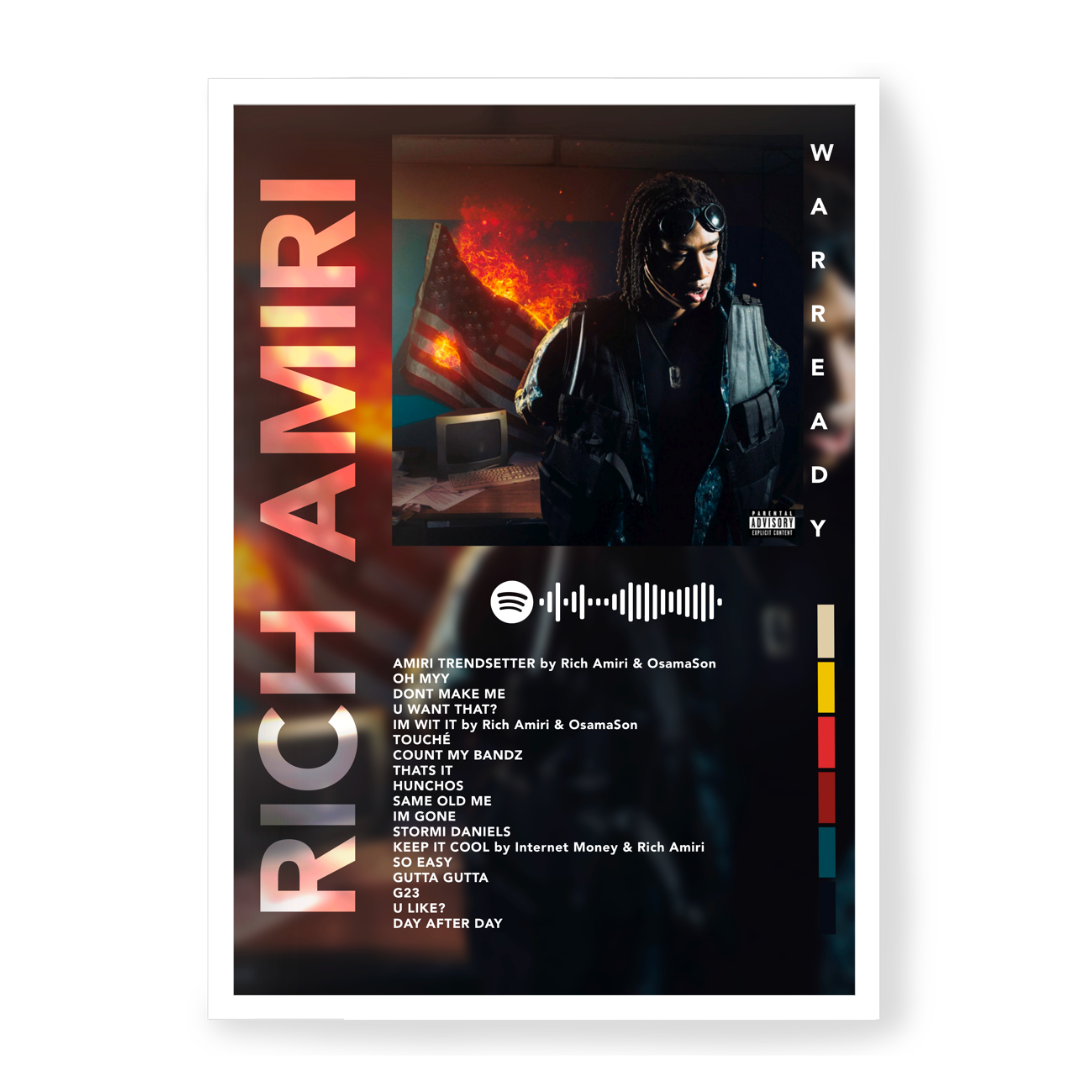 Plakat Rich Amiri War Ready