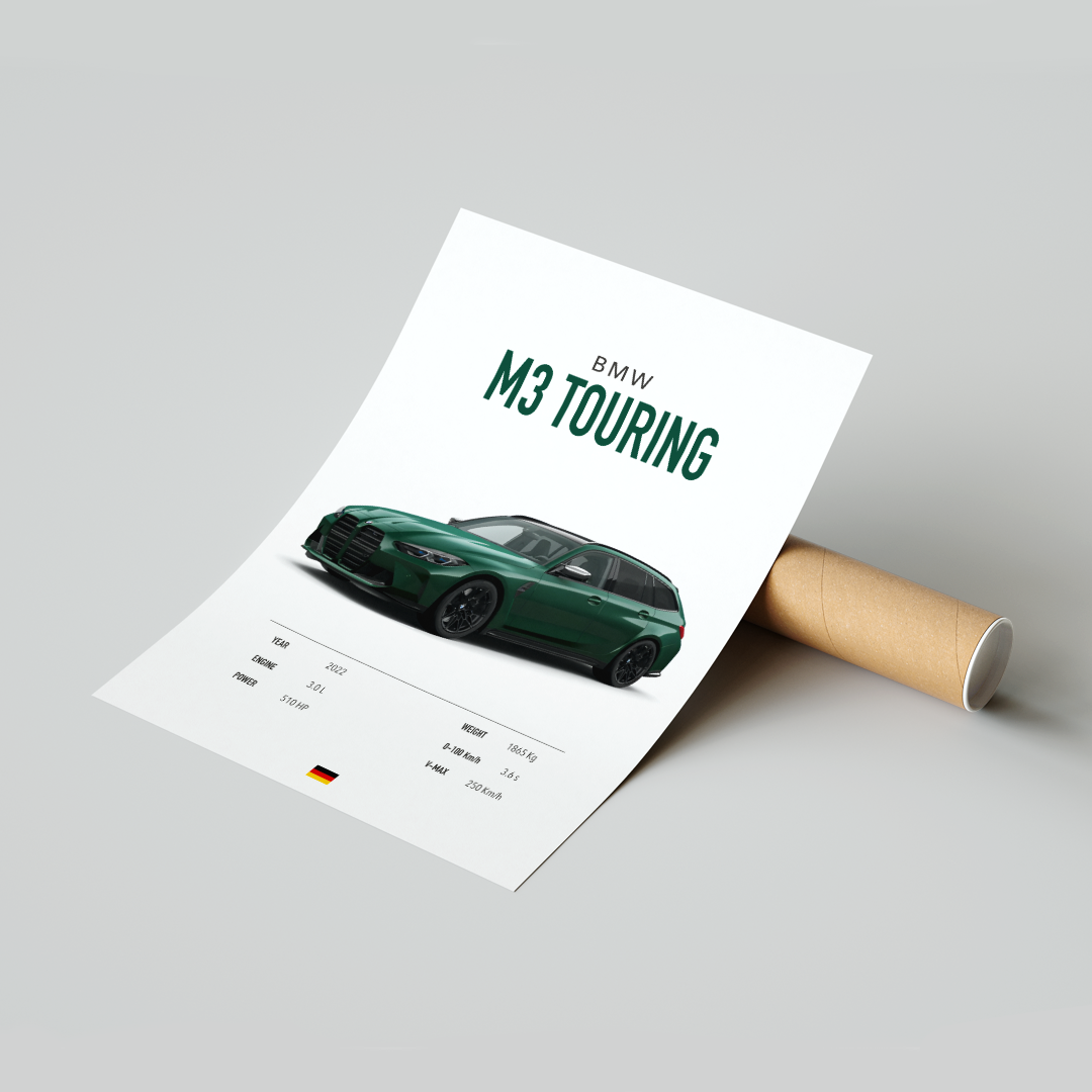 Plakat BMW M3 Touring