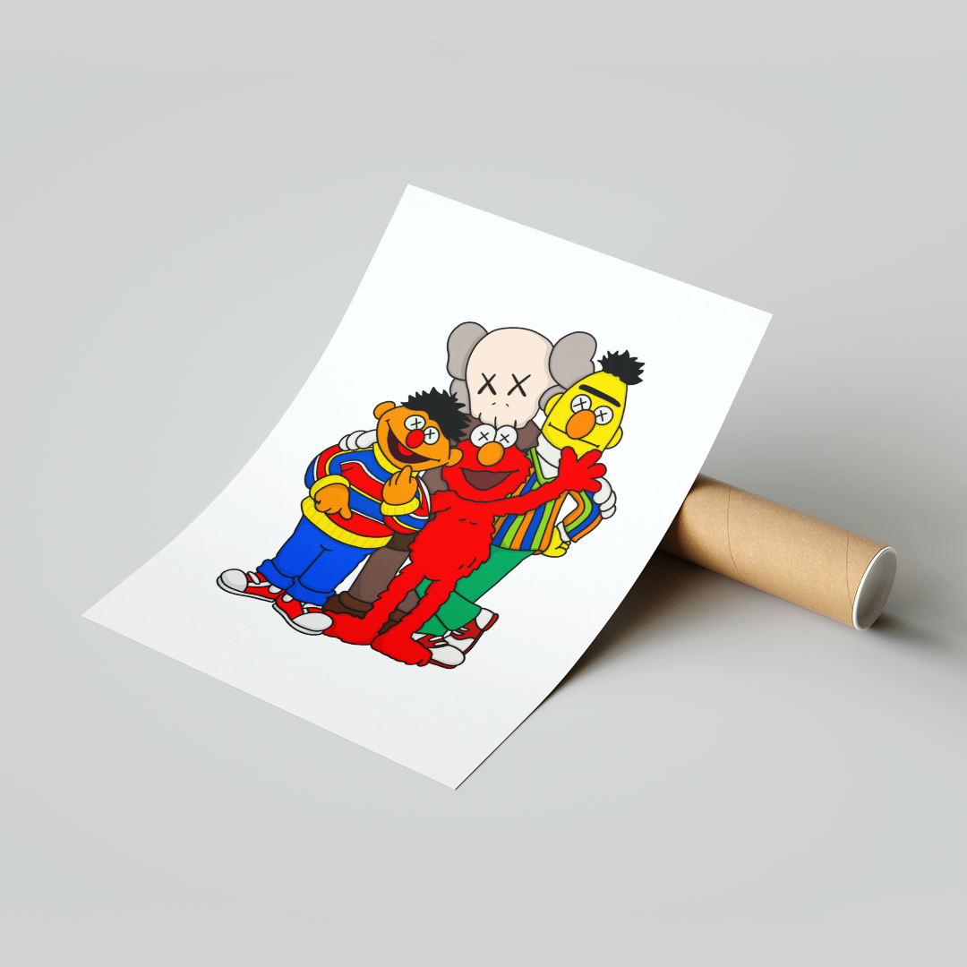 Image of Kaws x Sesame street
