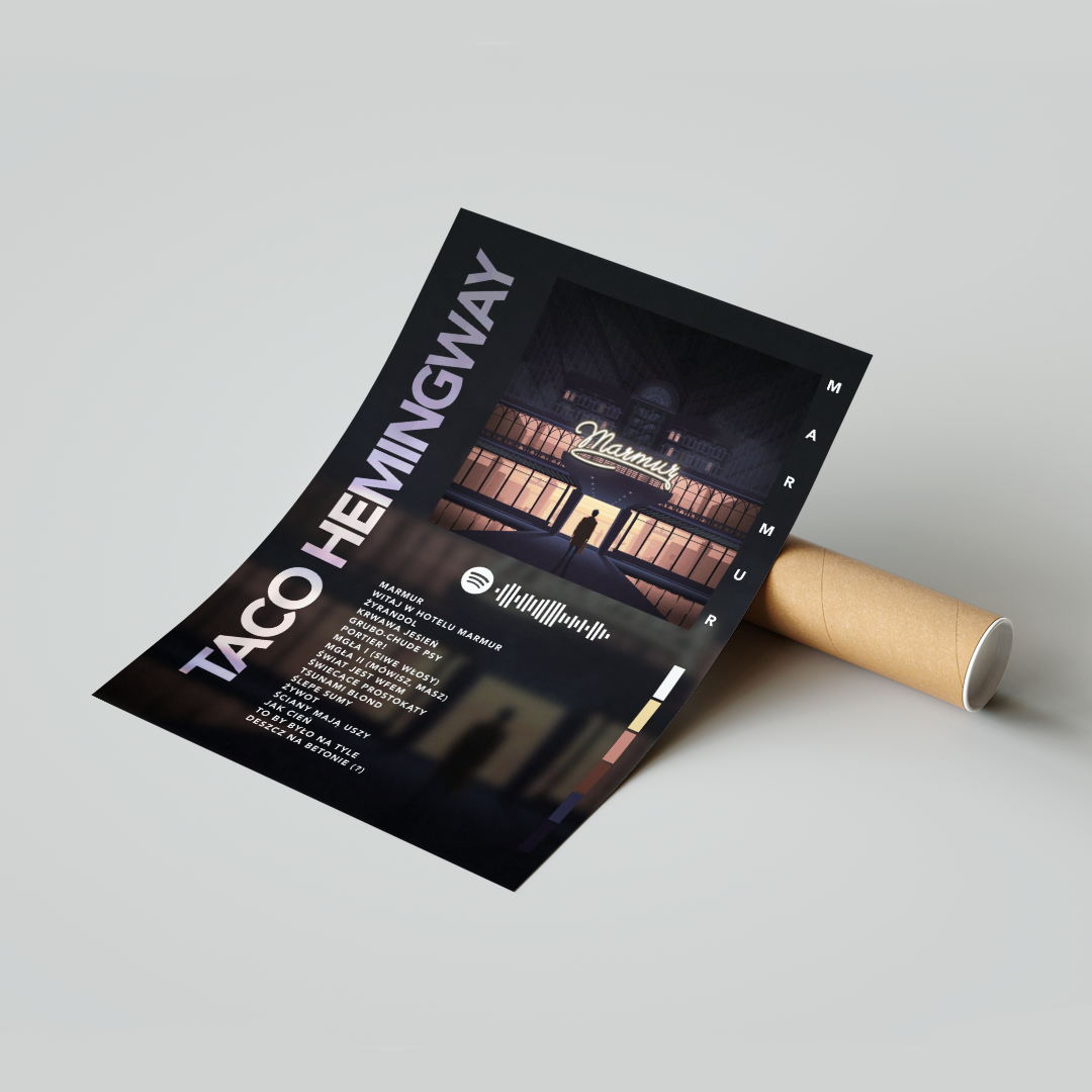 Plakat Taco Hemingway Marmur