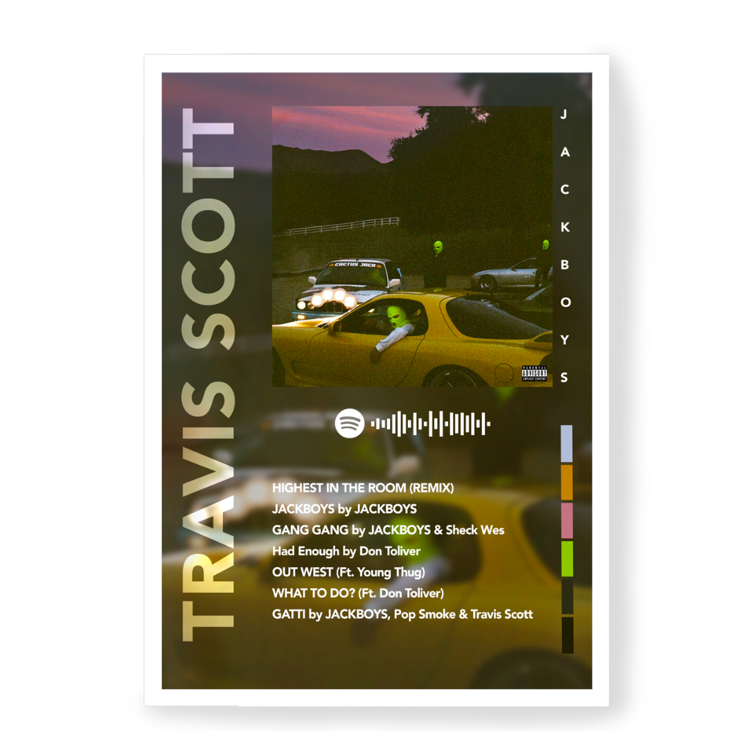 Plakat Travis Scott Jackboys