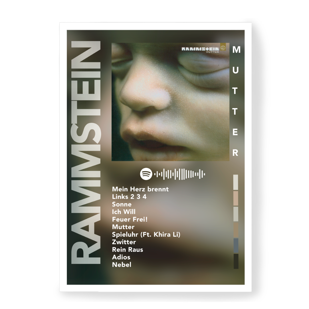 Plakat Rammstein Mutter