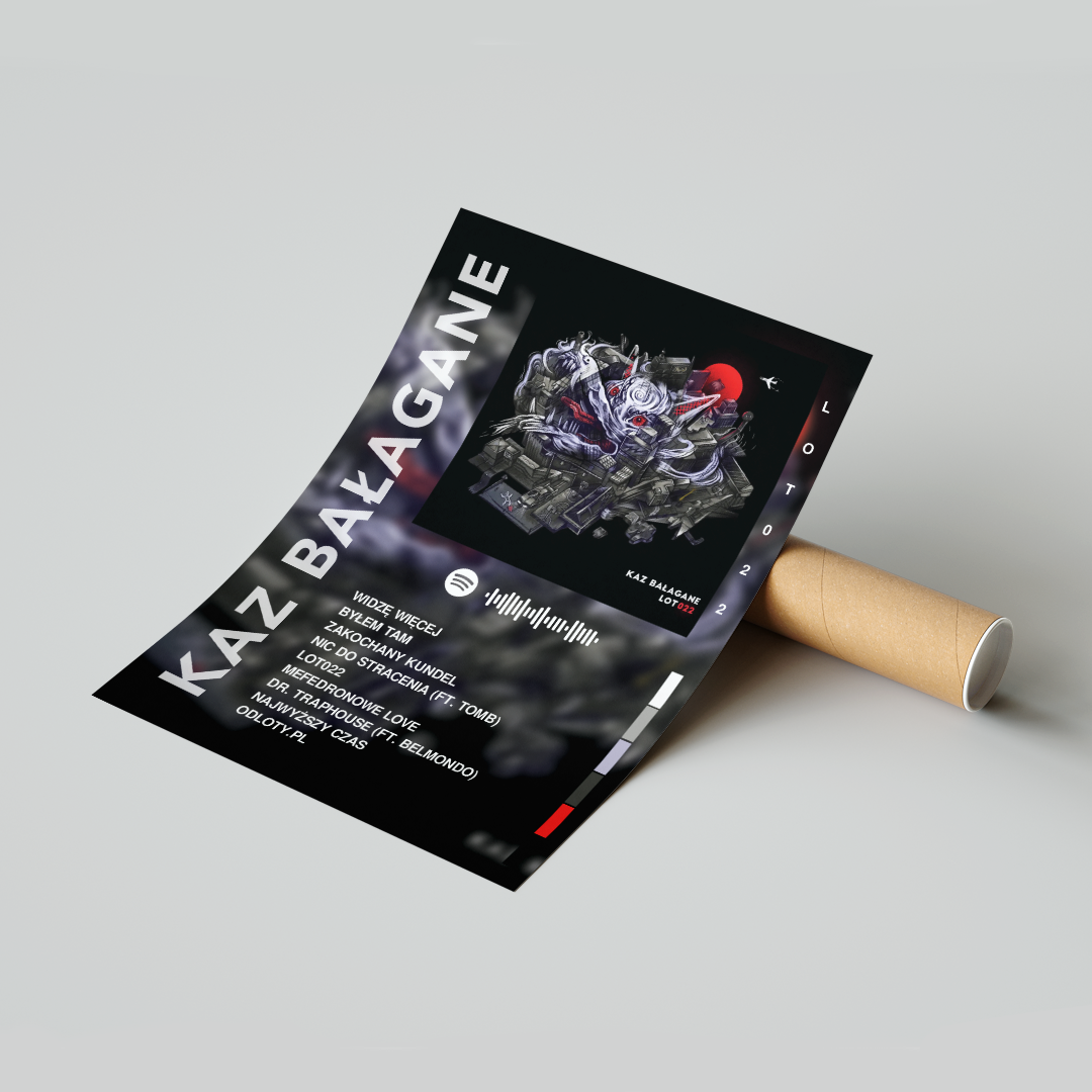Plakat Kaz Bałagane Lot 022