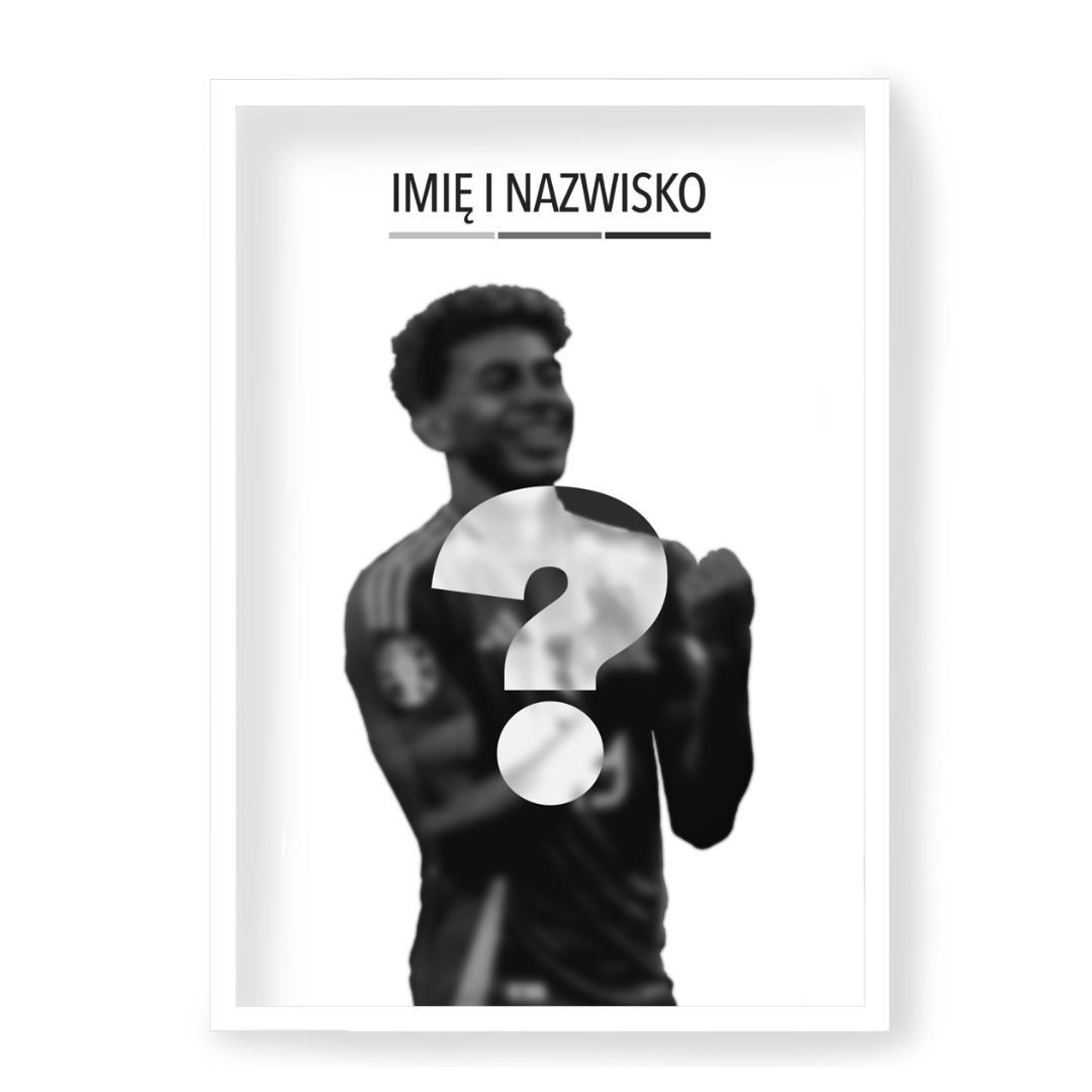 Plakat Własny Sportowiec