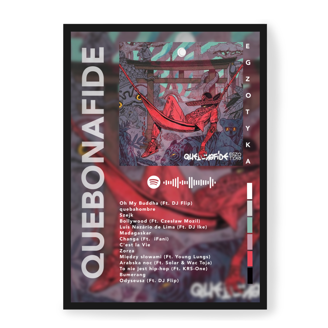 Plakat Quebonafide Egzotyka