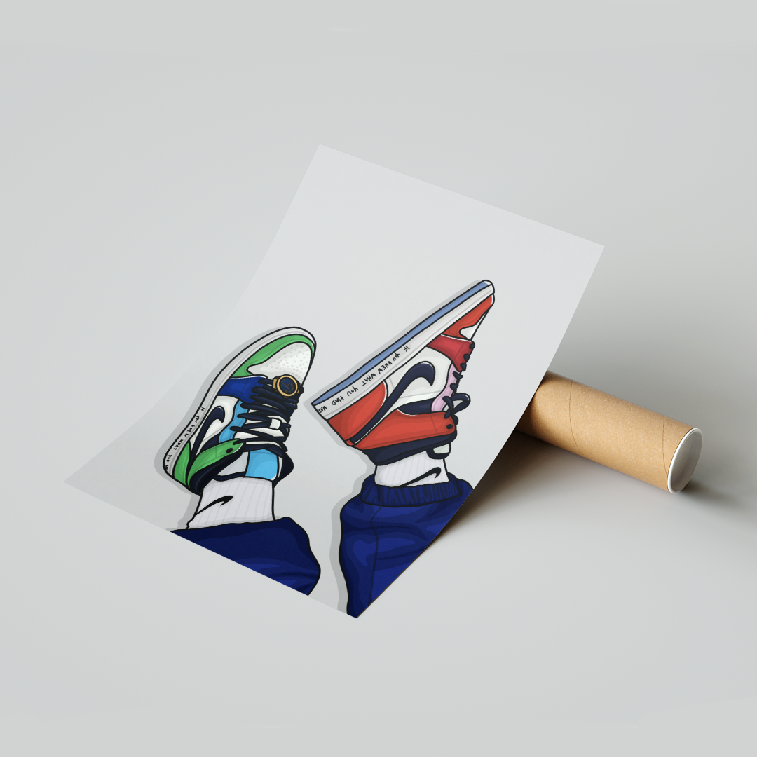 Plakat Air Jordan 1 Mid Fearless Melody Ehsani