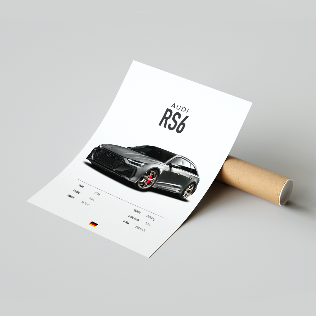 Plakat Audi RS6