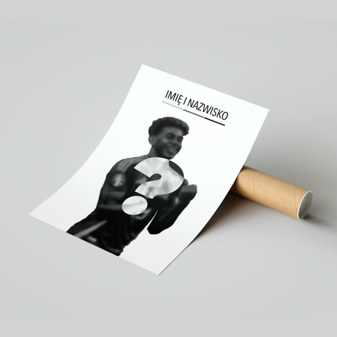 Plakat Własny Sportowiec