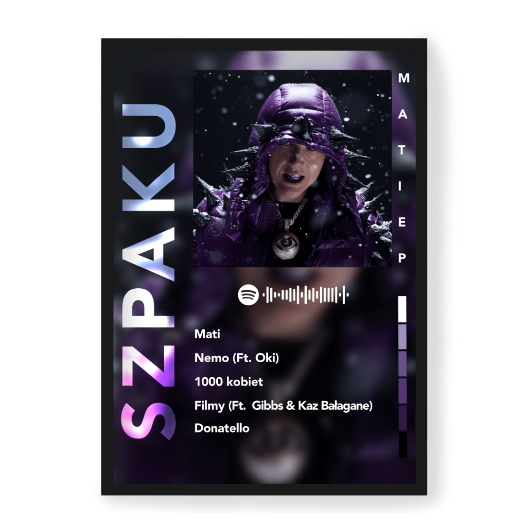 Plakat Szpaku Mati EP