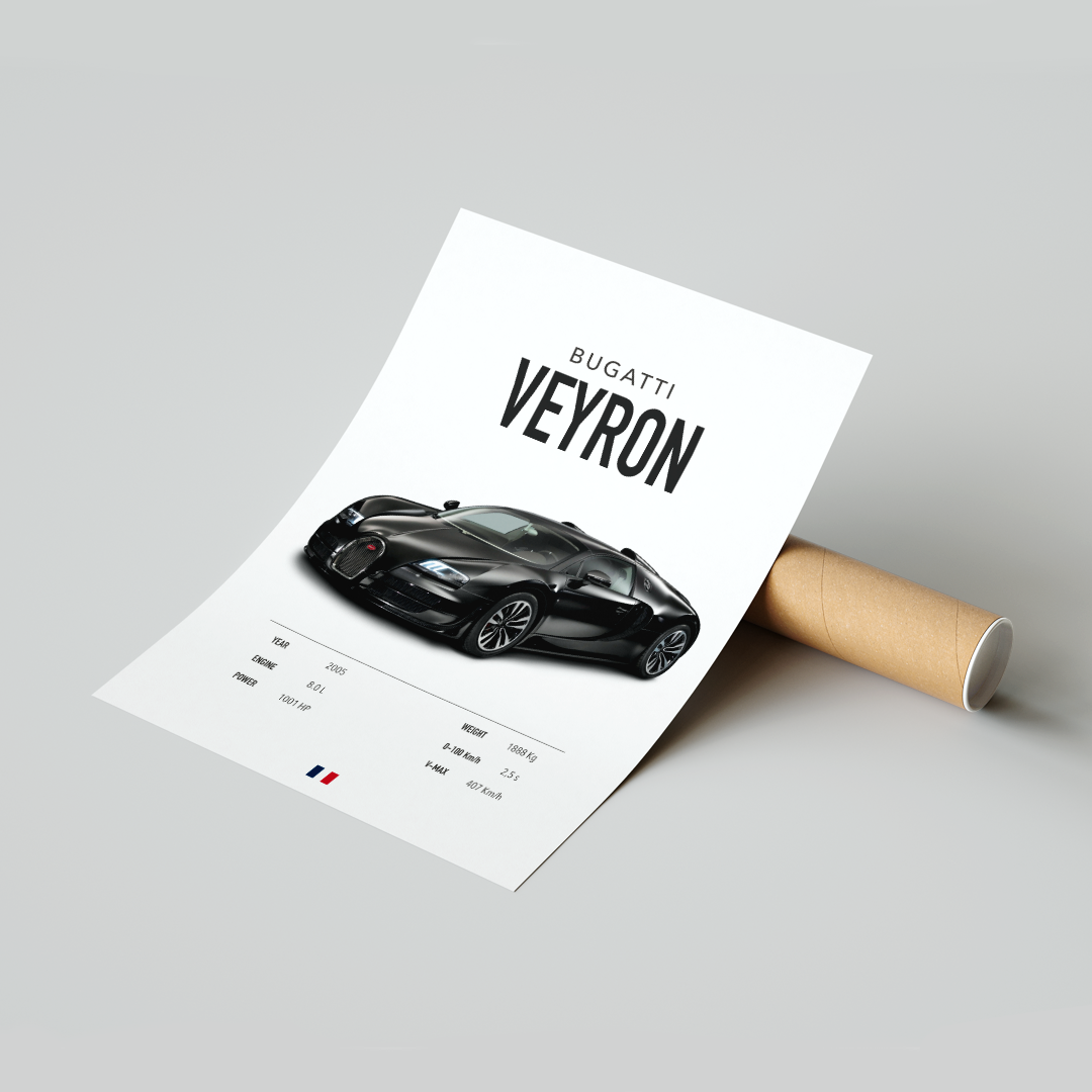Plakat Bugatti Veyron