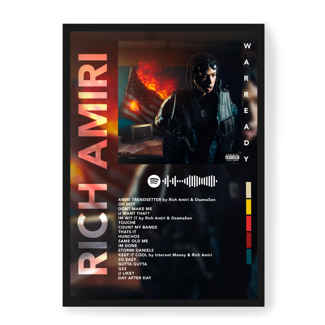 Plakat Rich Amiri War Ready