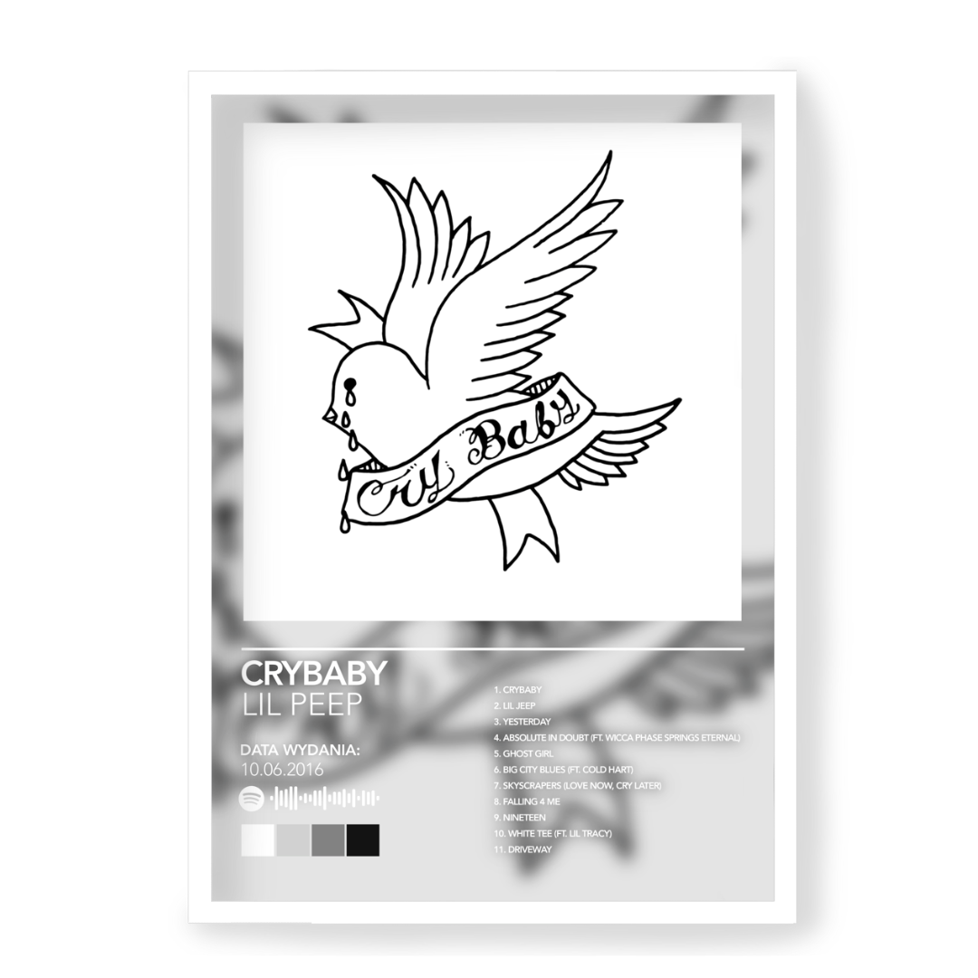 Plakat Lil Peep Crybaby