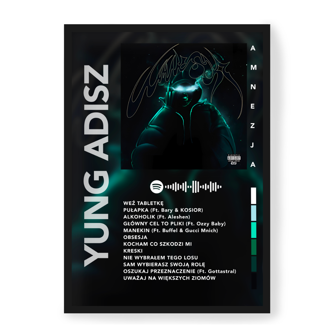 Plakat Yung Adisz Amnezja