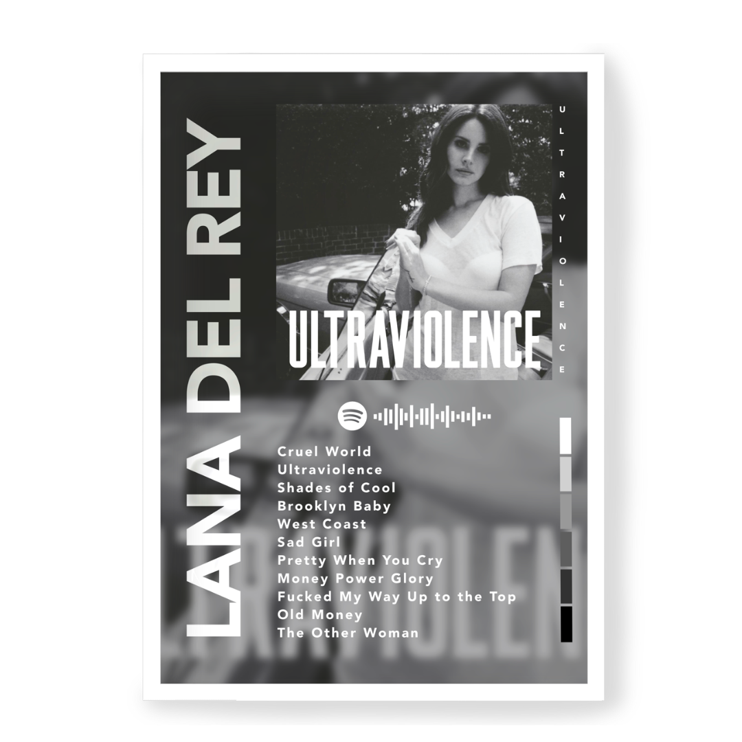 Plakat Lana Del Rey Ultraviolence