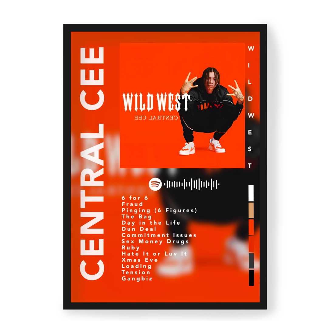 Plakat Central Cee 23 Wild West