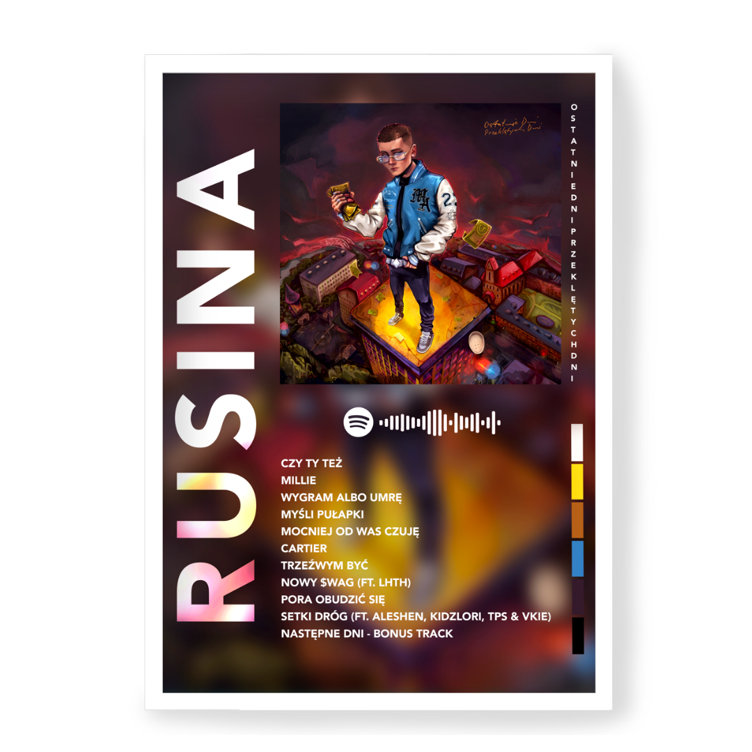 Plakat Rusina Ostatnie Dni Przeklętych Dni